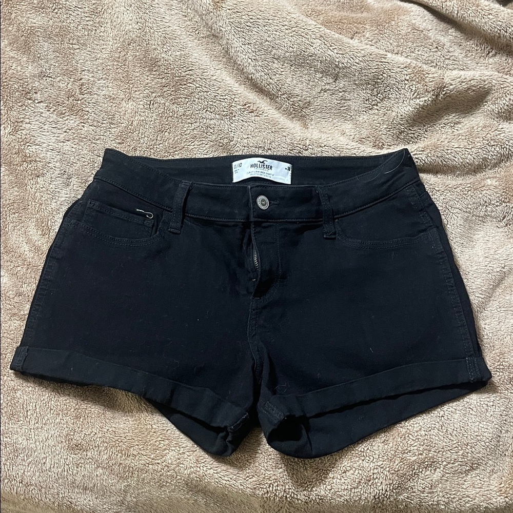 Hollister Black Jean Shorts
